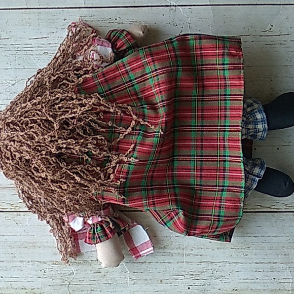 Primitive Farmhouse Country Raggedy Ann Doll - Picture 6 of 7